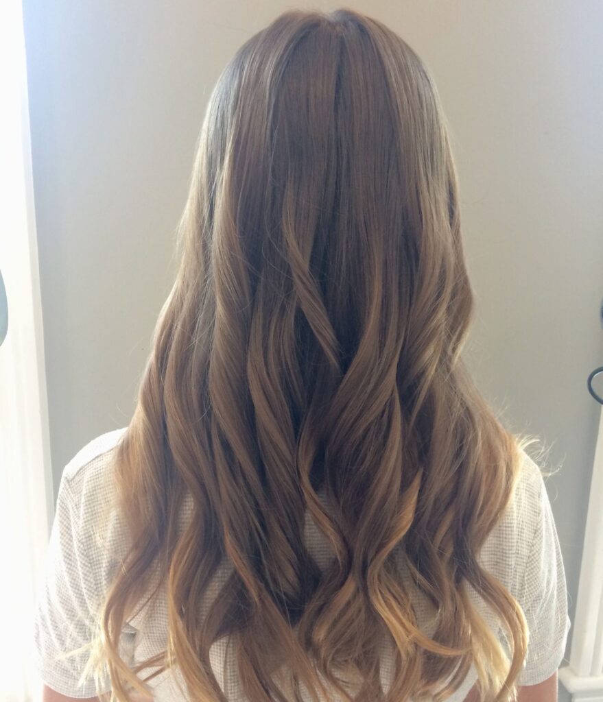 6. Long Sleek Hair with Invisible Layers