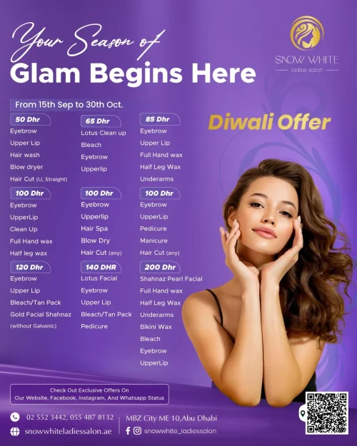best beauty salon in abu dhabi - snowwhite